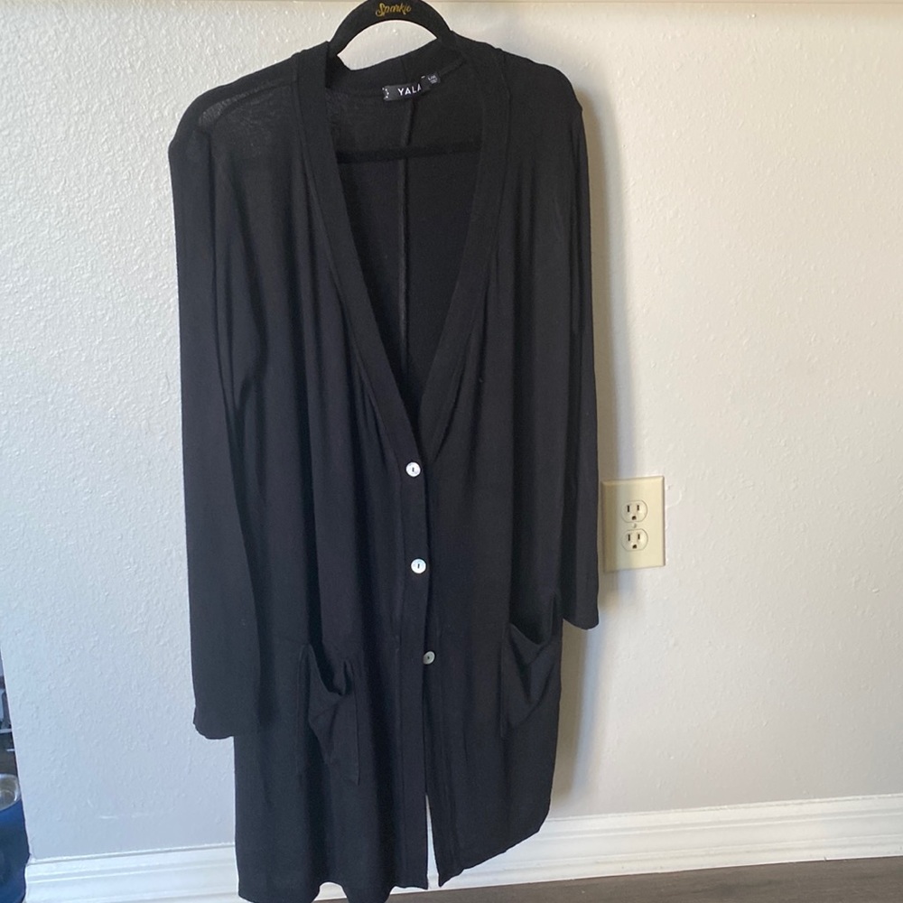 YALA Leslie Long Cardigan Sweater